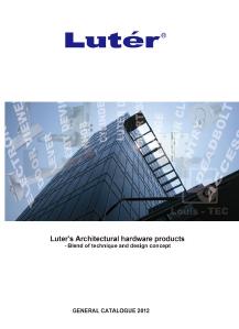 Luter 2012 Catalogue