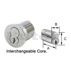 ic core, ic core lock, ic core locks, interchangeable core, interchangeable core lock, interchangeable core locks